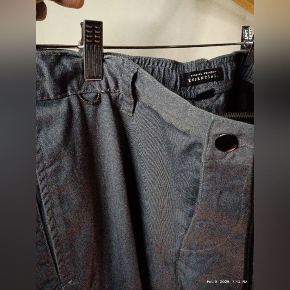 Michael Brandon Essentials Gray Drawstring Pants … - image 8